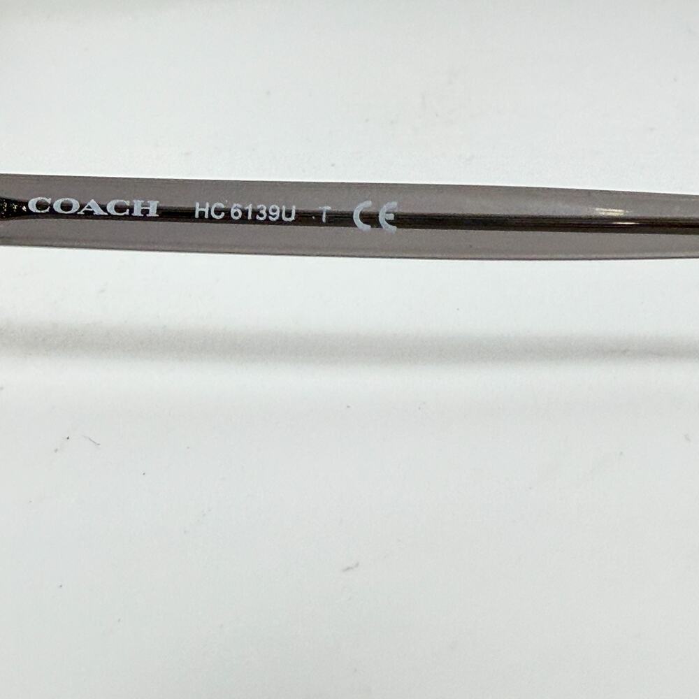 Coach Eyeglasses Frames HC6139U 5176 Transparent Grey Asian Fit 53-15-140 H19840 - Picture 6 of 7